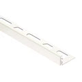 SCHLUTER JOLLY EDGE TRIM 1/2IN. ALUMINUM BRIGHT WHITE