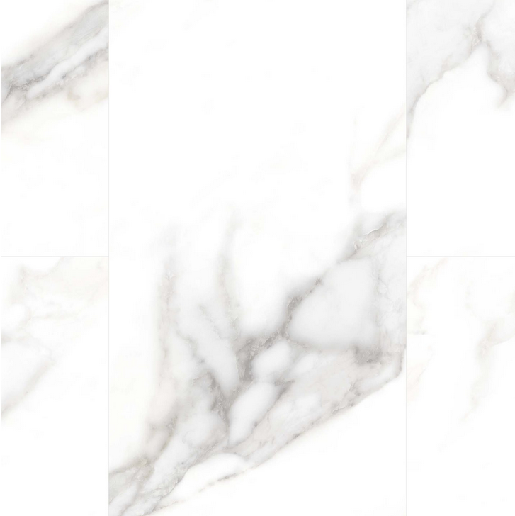 TARKETT PROGEN 12" TILE CALACATTA MARBLE PEARL