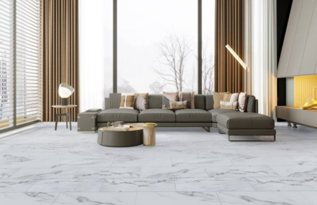 XL 12"X24" TILE CARRERA MARBLE