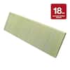 Grip-Rite 1/4 in. x 1-1/2 in. 18-Gauge Adhesive Collated Electrogalvanized L-Style Narrow Crown Finishing Staples 5000 per Box