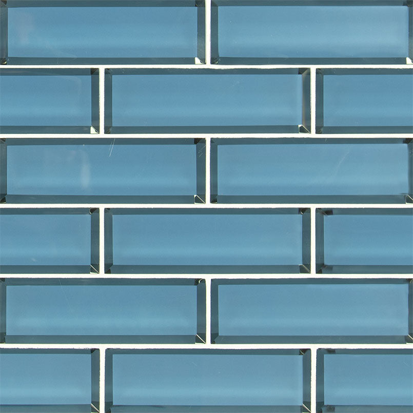 MSI Haiku Sapphire Glass Subway Tile 2x6