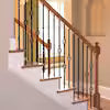 Stair Parts 44 in. x 1/2 in. Matte Black Double Twist Iron Baluster for Stair Remodel