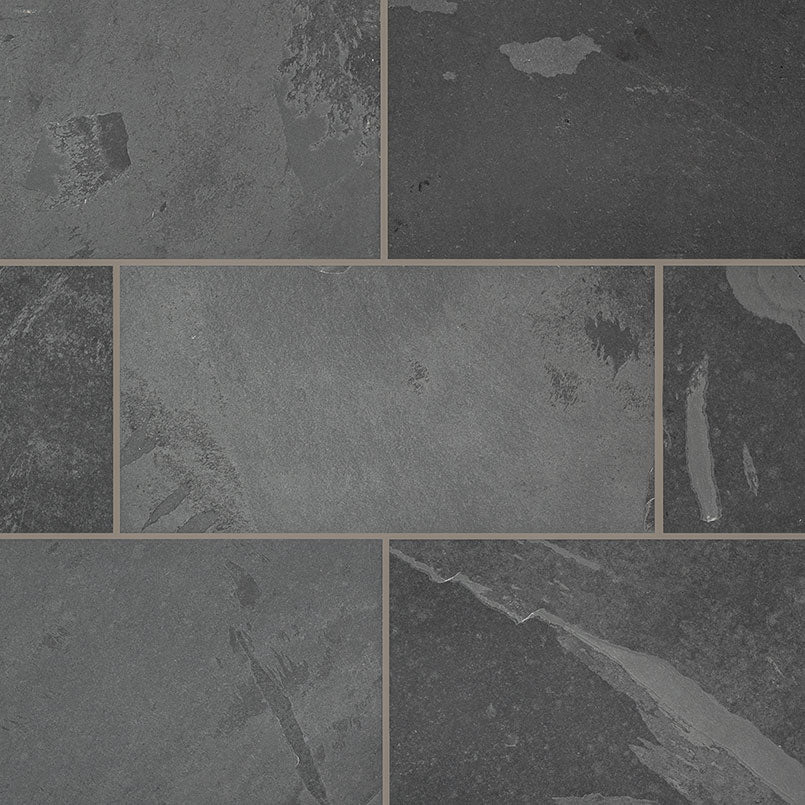 MSI MONTAUK BLACK 12X24X.38 WALL TILE