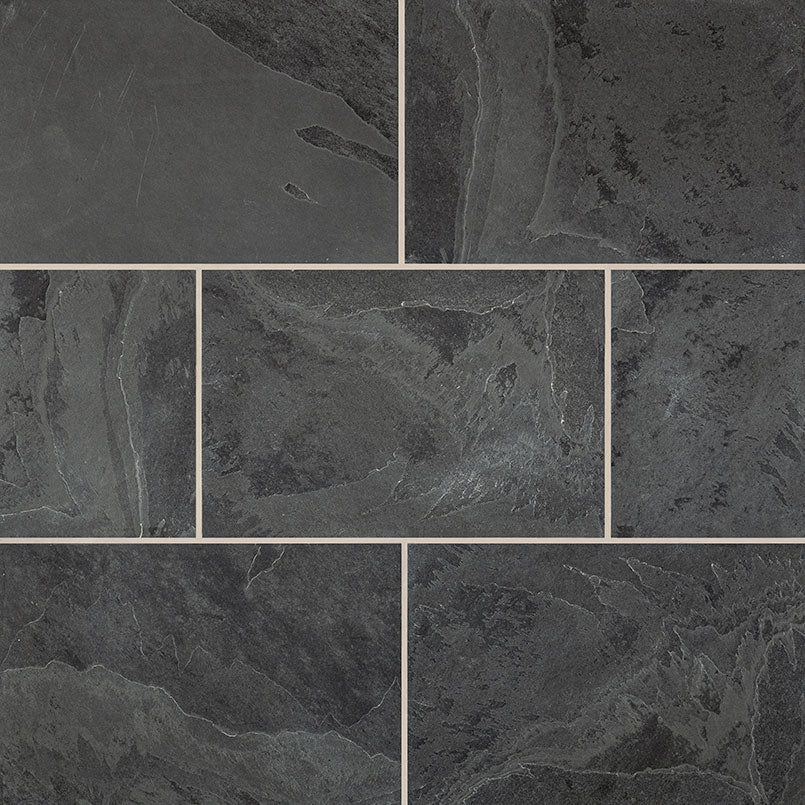MSI MONTAUK BLACK 16X24X.40 GAUGED WALL TILE