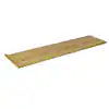 1 in. x 11.5 in. x 60 in. Prefinished Natural Red Oak Left Return Plain Cut Tread