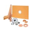 Schluter Kerdi-Shower-Kit 38 in. x 60 in. Shower Kit in PVC with Stainless Steel Drain Grate